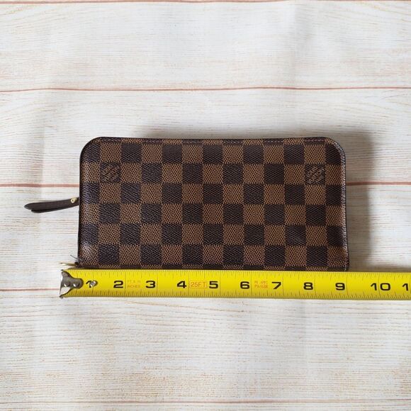 Louis Vuitton Large Damier Brown Wallet Entrupy Authentication included - Picture 13 of 16
